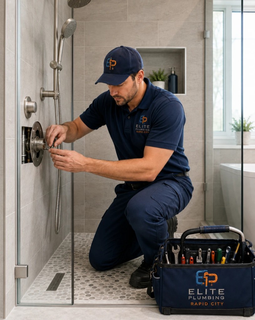 Shower plumbing services in Rapid City, SD